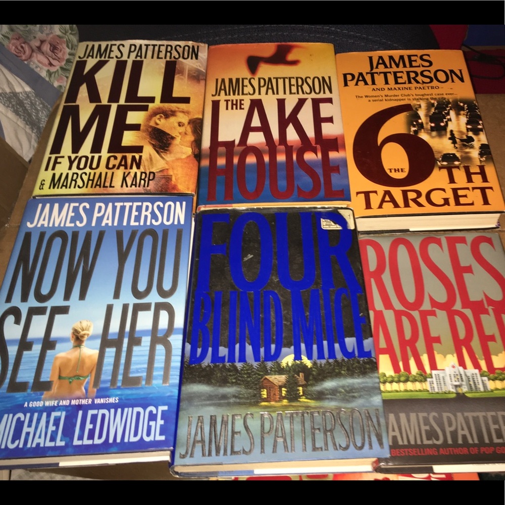 Lot of James Patterson Books